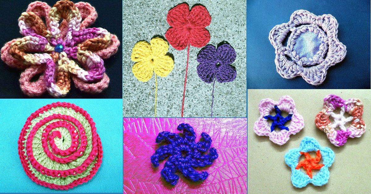 Flores a crochet