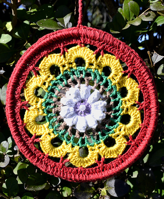 Mandala Nº1 en tejido crochet